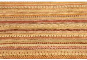 Tappeto Cromopura Geometrico Becco Di Mattone Giallo Ocra 143x202 Cm