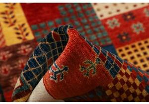 Tappeto Mosaic Patchwork Rosso Blu 97x148 Cm