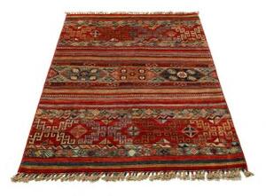 Tappeto Samarkand Geometrico Rosso Blu 99x148 Cm