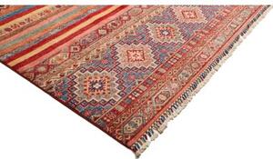 Tappeto Samarkand Geometrico Rosso Blu 249x351 Cm