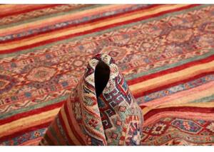 Tappeto Samarkand Geometrico Rosso Blu 249x351 Cm