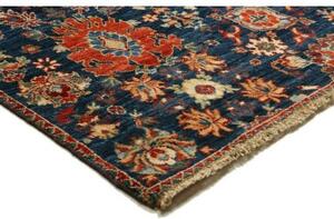 Tappeto Vintage Erased Astratto Rosso Blu 272x365 Cm