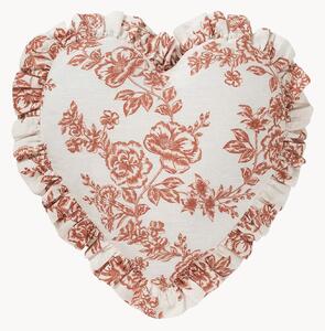 Cuscino a forma di cuore Whimsical Rose