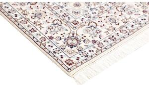 Tappeto Nain 6la Medaglione Floreale Azzurro Avorio 156x235 Cm