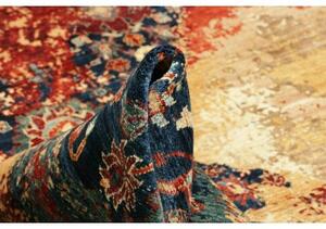 Tappeto Vintage Erased Astratto Rosso Blu 272x365 Cm