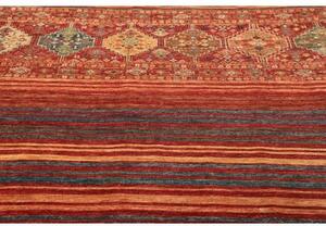 Tappeto Istintia Geometrico Rosso Ruggine Blu Petrolio 170x241 Cm