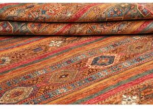 Tappeto Samarkand Geometrico Ruggine Ocra 203x294 Cm
