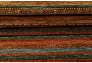 Tappeto Samarkand Geometrico Terracotta Ocra Corsia 81x306 Cm