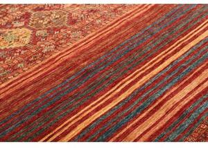 Tappeto Istintia Geometrico Rosso Ruggine Blu Petrolio 170x241 Cm