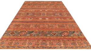 Tappeto Samarkand Geometrico Ruggine Ocra 203x294 Cm
