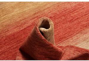 Tappeto Essenzia Geometrico Rosso Avorio 59x94 Cm