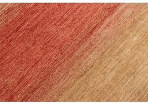 Tappeto Essenzia Geometrico Rosso Avorio 59x94 Cm