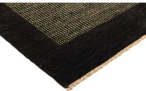 Tappeto Essenzia Geometrico Grigio Scuro Verde Oliva 153x207 Cm