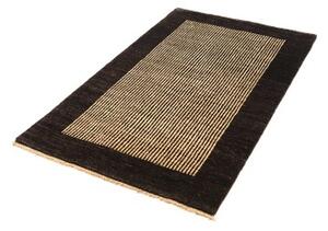 Tappeto Essenzia Geometrico Nero Beige 92x152 Cm
