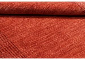 Tappeto Essenzia Tinta Unita Rosso Mattone Rosso Scuro 174x238 Cm