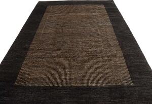 Tappeto Essenzia Geometrico Grigio Scuro Beige 149x199 Cm