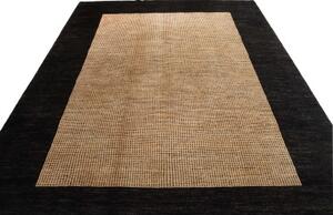 Tappeto Essenzia Geometrico Nero Beige 91x153 Cm