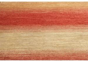Tappeto Essenzia Geometrico Rosso Avorio 59x94 Cm