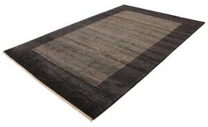 Tappeto Essenzia Geometrico Grigio Scuro Beige 149x199 Cm