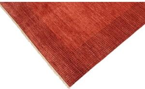 Tappeto Essenzia Tinta Unita Rosso Mattone Rosso Scuro 174x238 Cm