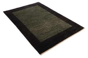 Tappeto Essenzia Geometrico Grigio Scuro Verde Oliva 153x207 Cm