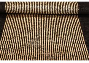 Tappeto Essenzia Geometrico Nero Beige 92x152 Cm