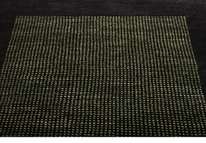 Tappeto Essenzia Geometrico Grigio Scuro Verde Oliva 153x207 Cm