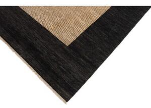 Tappeto Essenzia Geometrico Nero Beige 91x153 Cm