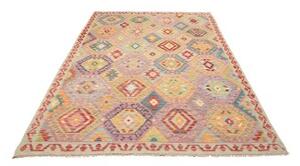 Tappeto Kilim Geometrico Multicolore 173x247 Cm