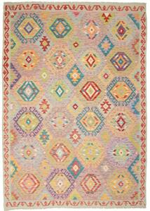 Tappeto Kilim Geometrico Multicolore 173x247 Cm