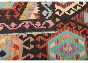 Tappeto Kilim Geometrico Multicolore 169x247 Cm