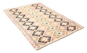 Tappeto Kilim Geometrico Multicolore 127x178 Cm