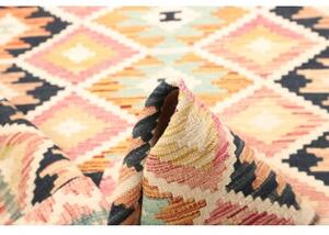Tappeto Kilim Geometrico Multicolore 127x178 Cm