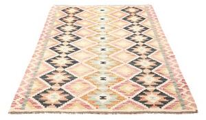 Tappeto Kilim Geometrico Multicolore 127x178 Cm