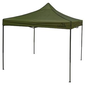 Cattara 13338 - Tenda per feste a forbice 3x3m verde IMPERMEABILE