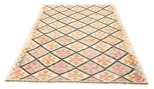 Tappeto Kilim Geometrico Avorio Multicolore 128x180 Cm