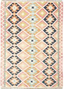Tappeto Kilim Geometrico Multicolore 127x178 Cm