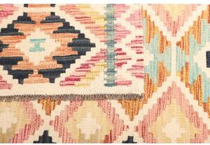 Tappeto Kilim Geometrico Multicolore 127x178 Cm