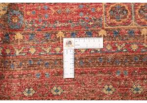 Tappeto Kairo Geometrico Rosso Mattone Blu Avio 145x205 Cm