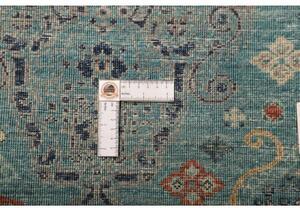 Tappeto Floralia Stilizzato Verde Petrolio Beige 247x304 Cm