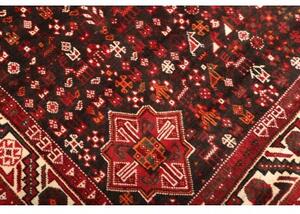 Tappeto Shiraz Stilizzato Rosso Mattone Bruno 215x302 Cm