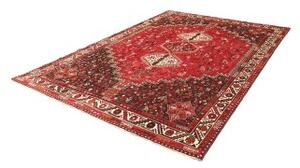 Tappeto Shiraz Stilizzato Rosso Mattone Bruno 215x302 Cm