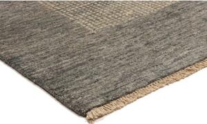 Tappeto Essenzia Geometrico Grigio Scuro Beige 154x199 Cm