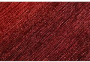 Tappeto Essenzia Tinta Unita Rosso Scuro Rosso 121x186 Cm