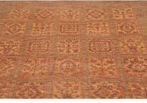 Tappeto Floralia Geometrico Marrone Terracotta 165x248 Cm