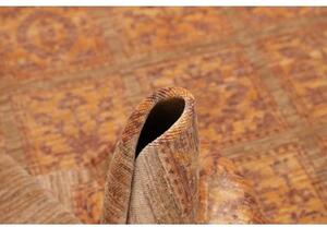Tappeto Floralia Geometrico Marrone Terracotta 165x248 Cm