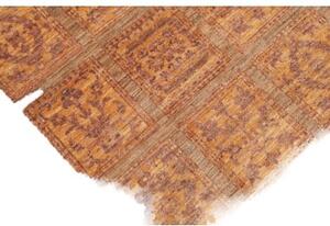 Tappeto Floralia Geometrico Marrone Terracotta 165x248 Cm