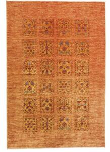 Tappeto Floralia Geometrico Arancione Ruggine Giallo Dorato 119x177 Cm