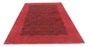 Tappeto Floralia Stilizzato Rosso Blu 165x226 Cm