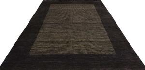 Tappeto Essenzia Geometrico Marrone Scuro Beige 207x292 Cm